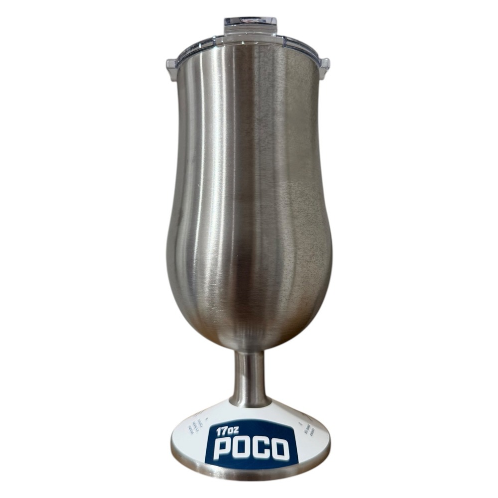 ORCA POCO Stainless Steel Insulated Goblet Cup Margarita Daiquiri‎ Flawed Lid